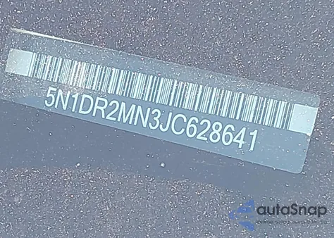 2018 Nissan Pathfinder Sv из США, поврежденный, VIN 5N1DR2MN3JC628641